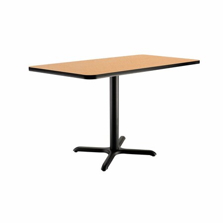 INTERION BY GLOBAL INDUSTRIAL Interion Breakroom Table, 48inL x 30inW x 29inH, Oak 695849OK